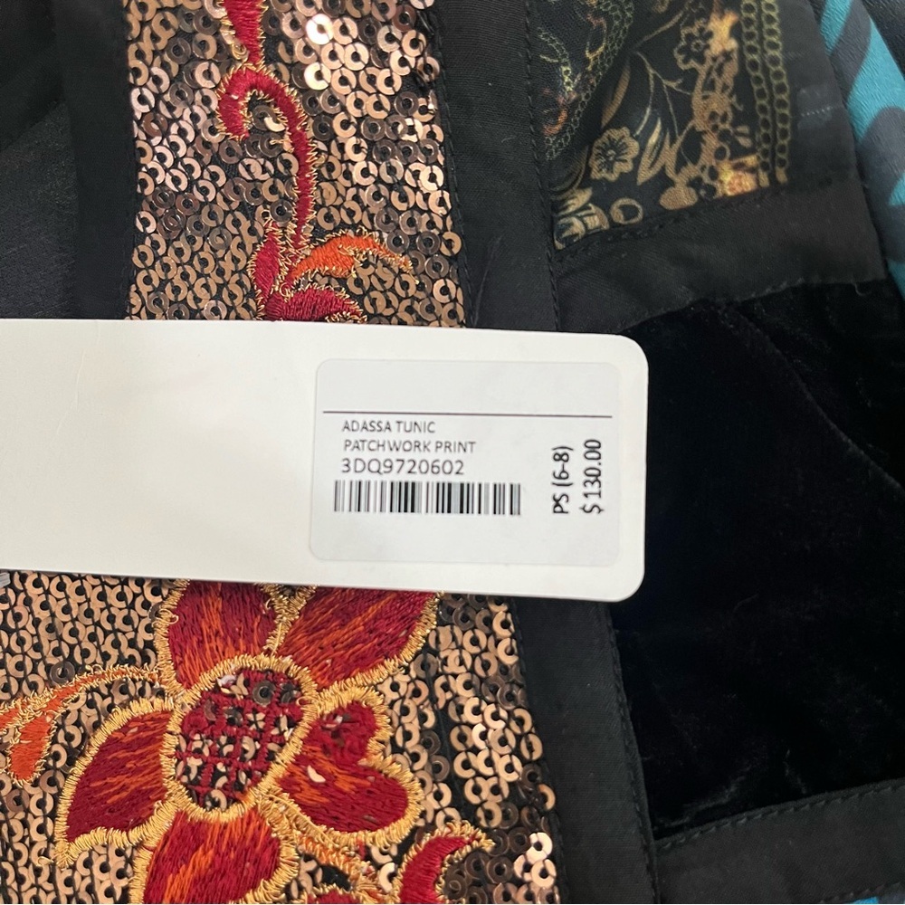 Soft Surroundings Adassa Patchwork Sequin Velvet … - image 12